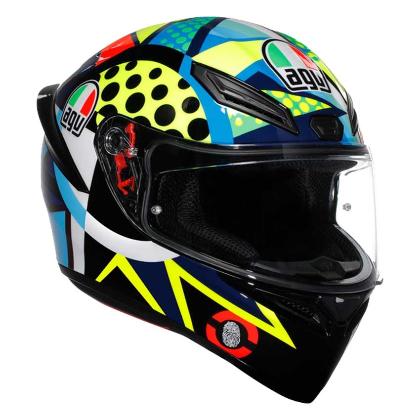 AGV K1 S Rossi Winter Test 2020 motorcycle helmet Biker Outfit