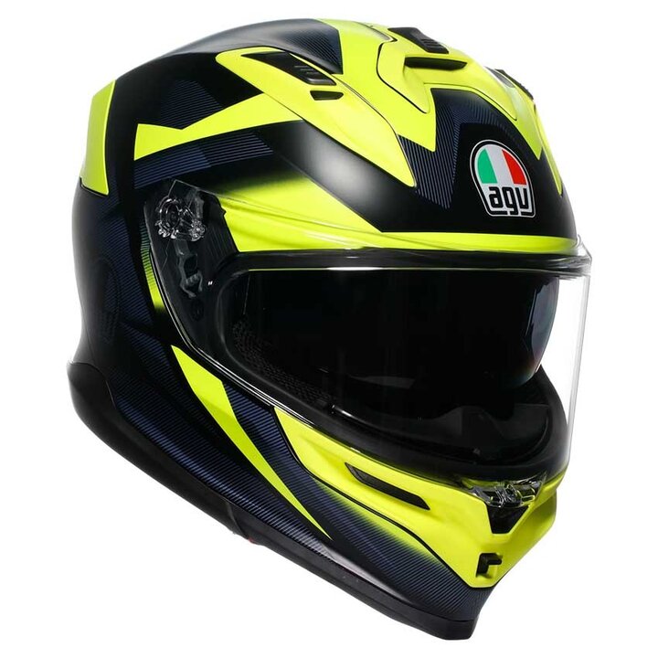 AGV K7 Glimpse Matt Black/Yellow Fluo