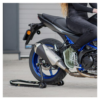 Biker Outfit Paddock Stand Premium Voor-Achter