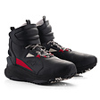 Black Ecru Bright Red