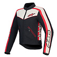 Black Ecru Bright Red