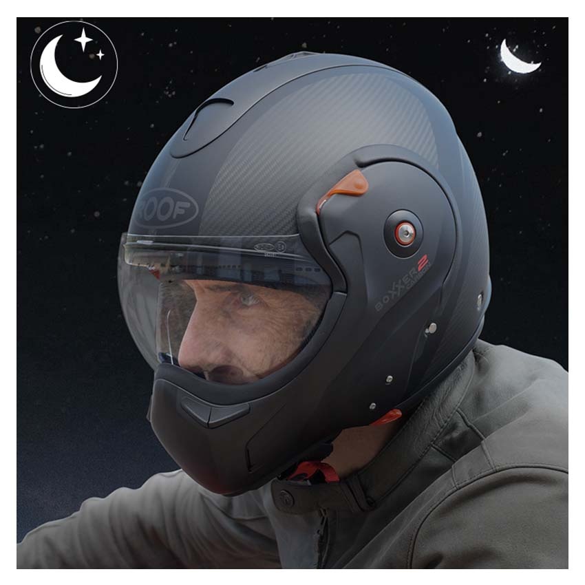 Boxer Modifiedvisor Roof - Boxxer 2 / Roadster Photochromic visor - Biker Outfit