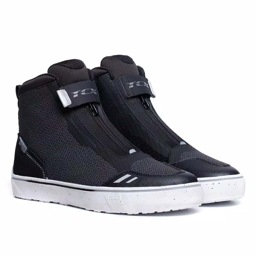 Black Ikasu Waterproof TCX Ikasu Air Motorcycle Shoes Black Reflex