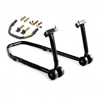 Biker Outfit Paddock Stand Premium Front-Rear