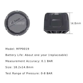 Chigee Technology External Tyre Pressure Sensors