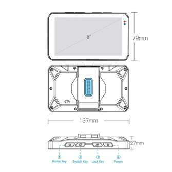 Chigee Technology AIO-5 Play Smart Riding-display BMW
