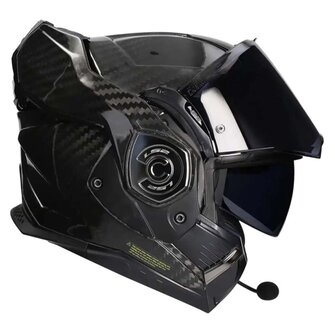 LS2 Advant X Carbon Solid Met Intercom 4X