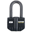 Oxford Boss Alarm 16mm Padlock Black ART4 LK484