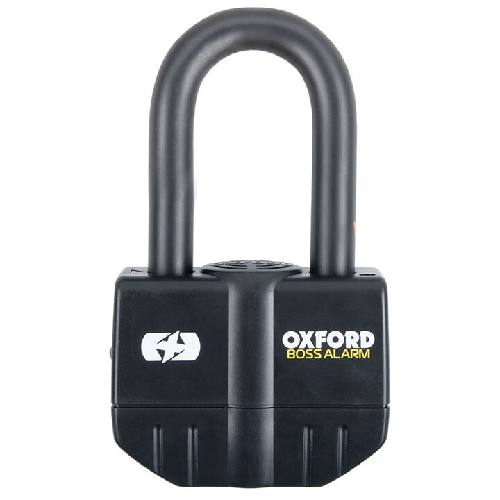Oxford Boss Alarm 16mm Padlock Black ART4 LK484