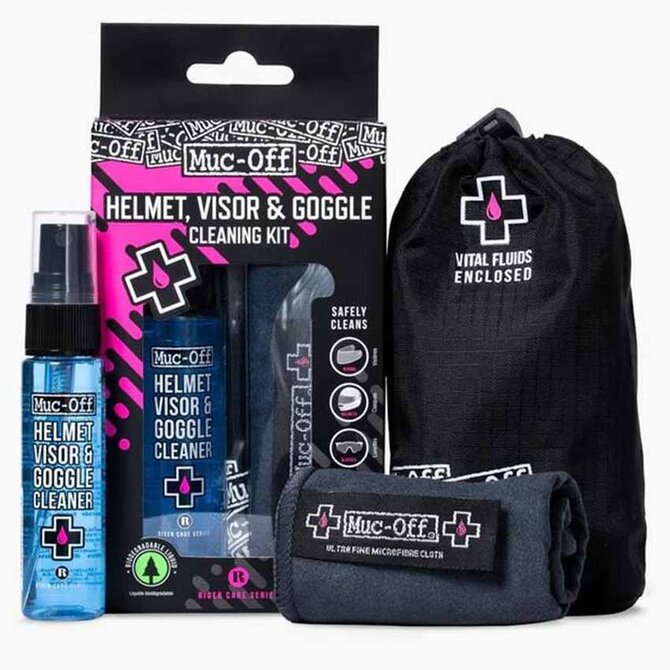 Muc-Off Visor, Lens, Goggle Kit V2