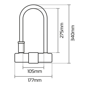 Oxford Magnum U-lock