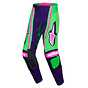 Deep purple-green-fluo pink