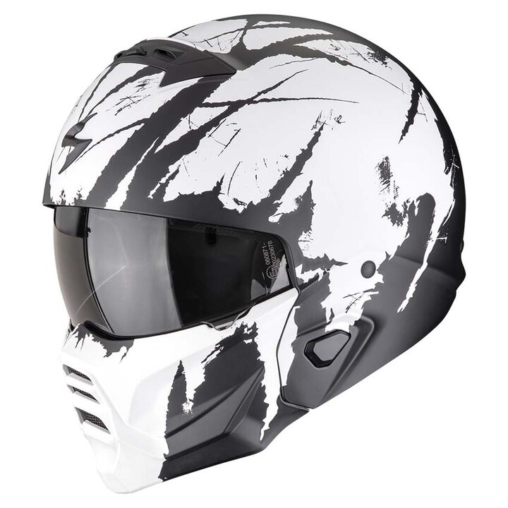 Scorpion EXO-Combat II Marauder Matt Black/White