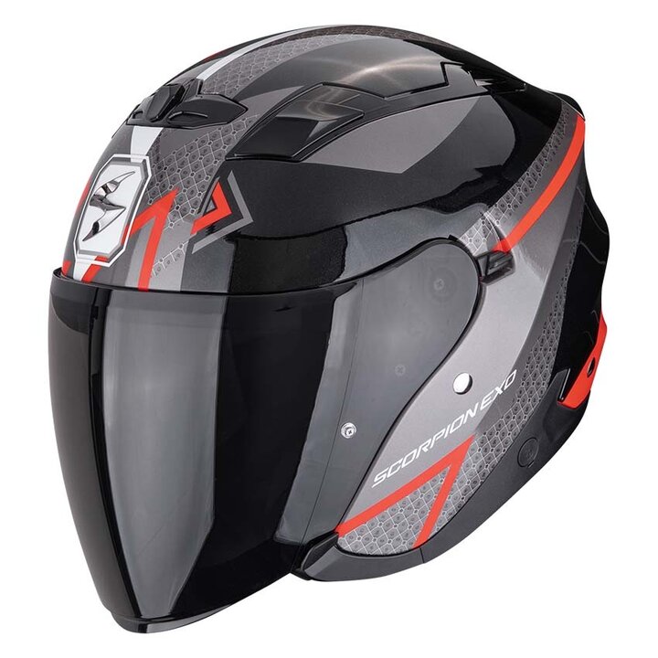 Scorpion EXO-230 Loop Metal Black/Red