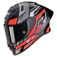 Gloss black-red-silver