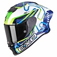 Scorpion EXO-R1 EVO II AIR Cornering White/Blue/Green