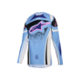 Light blue-off white-black