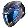 Gloss black-blue-neon yellow