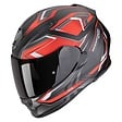Matt black-red