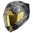 Gloss black-grey-gold