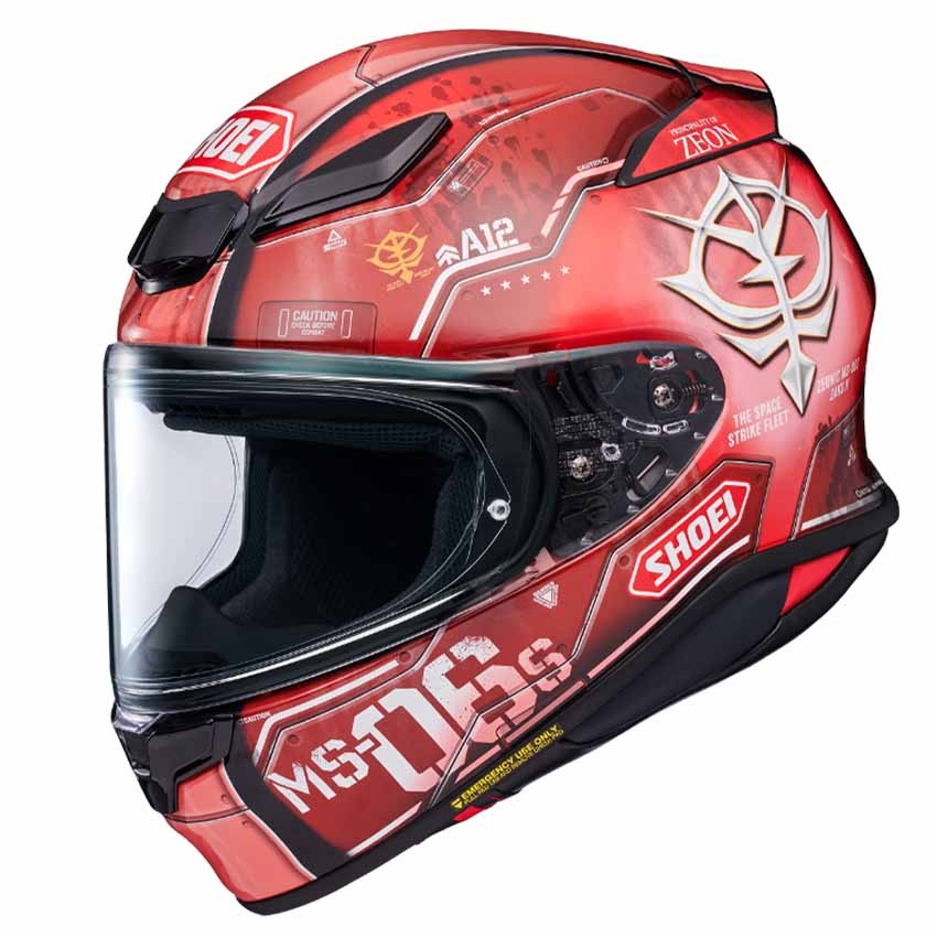 バイク SHOEI Shoei - NXR2 MS-06S Char's Zaku II motorcycle helmet - Biker Outfit