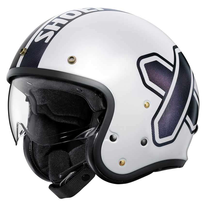 Shoei - J.O2 Cross Logo open-face helmet - Biker Outfit