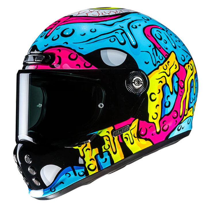 HJC V10 Squeeze Blue/Pink 576