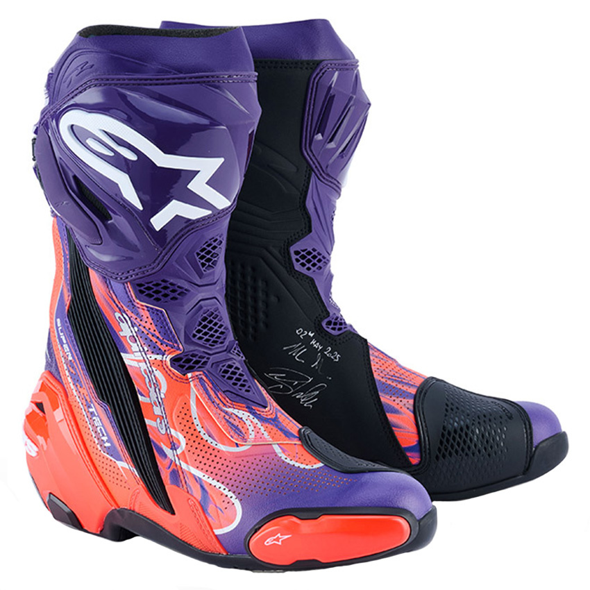 Supertech R Vinales Alpinestars - Supertech R Le Flyte Vented Boots - Biker Outfit