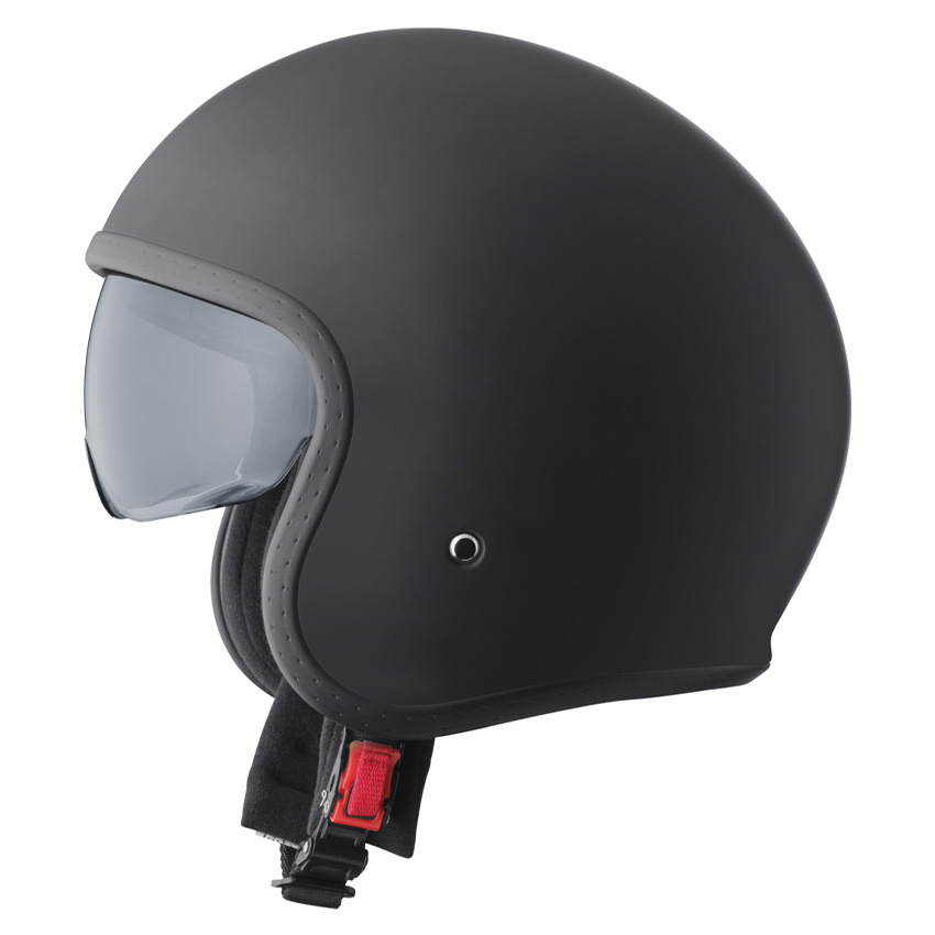 Open Motorhelm Motorhelm Heren Dames Motorhelm Halfhelm Met Vizier En Bril Jet Motorhelm Retro ECE-Gekeurd, Snelsluiting G,L