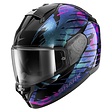 Gloss black-violet-glitter