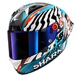 Gloss carbon-white-blue