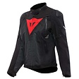 Dainese Super Sprint D-Dry Ladies Jacket Black/Black/Red-Lava H43