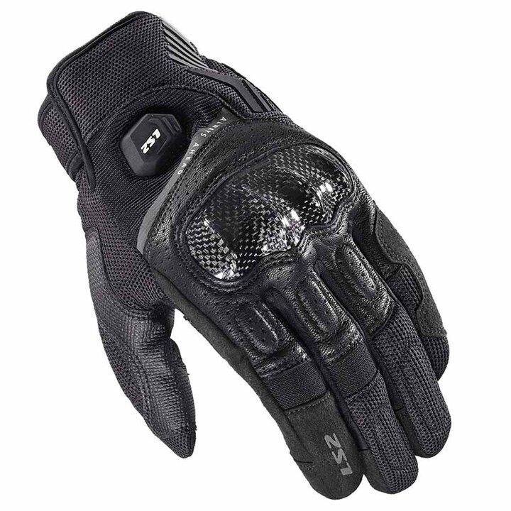 LS2 Atom Man Gloves Black Red