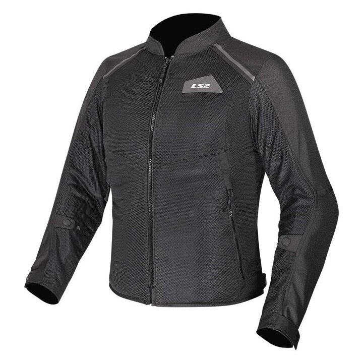 LS2 Breeze Lady Jacket Grey Black Red