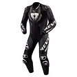 REV'IT Hyperspeed 3 One Piece Light Grey/Neon Red