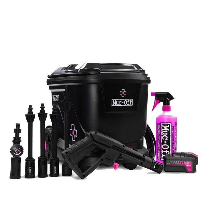Muc-Off Mobile Hogedrukreiniger Motorbundel
