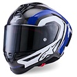Gloss black-white blue