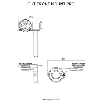 Quad Lock Out Front Pro Bike Mount V2