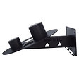 Gray Steel X5 Helmet & Gear wall mount Matt Black