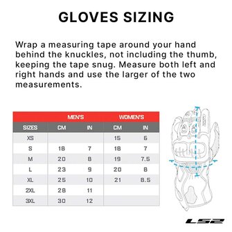 LS2 Atom Gloves