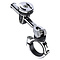 SP Moto Mount 3D 1 1/2' Chrome