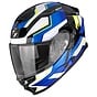 Gloss black-white-blue