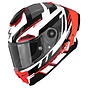 Gloss white-silver-red