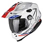 Gloss white-red-silver