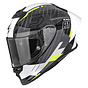 Gloss black-white-neon yellow