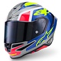 Gloss silver-black-pink-fluo yellow