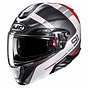 Matt black-white-red