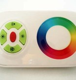 RGB Controller für RGB LED Streifen mit Touch-Fernbedienung - Weiß
