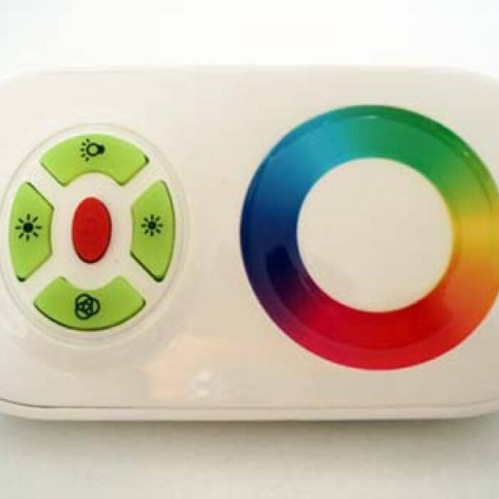 RGB Controller with touch-wheel remote White
