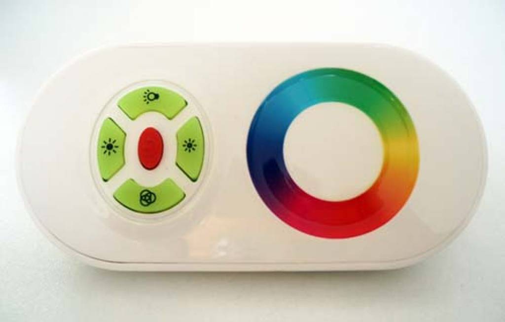 RGB Controller für RGB LED Streifen mit Touch-Fernbedienung - Weiß